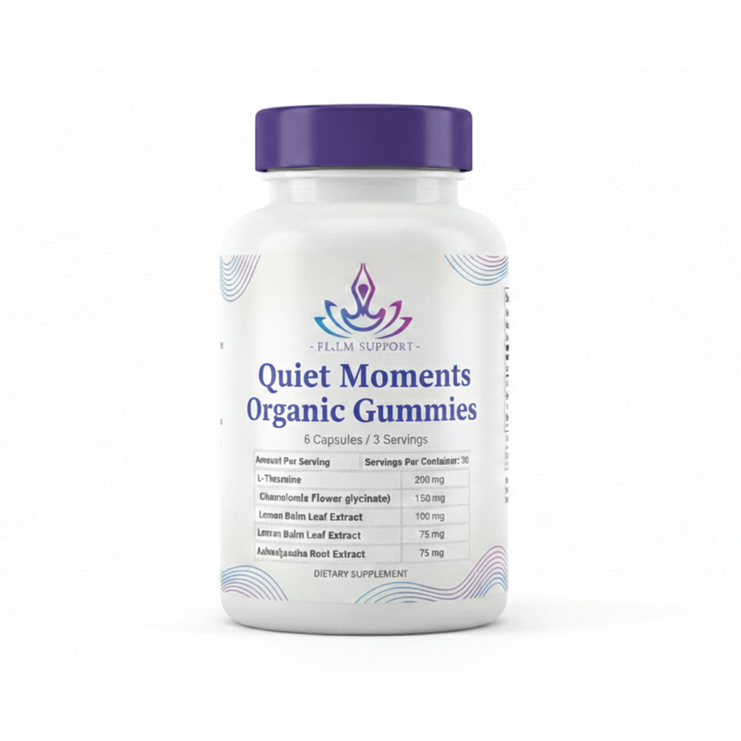Quiet Moments organic gummies – 6 Capsules / 3 Servings