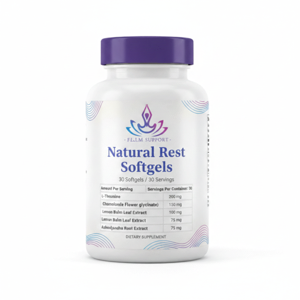 Natural Rest Softgels – 30 Softgels / 30 Serving