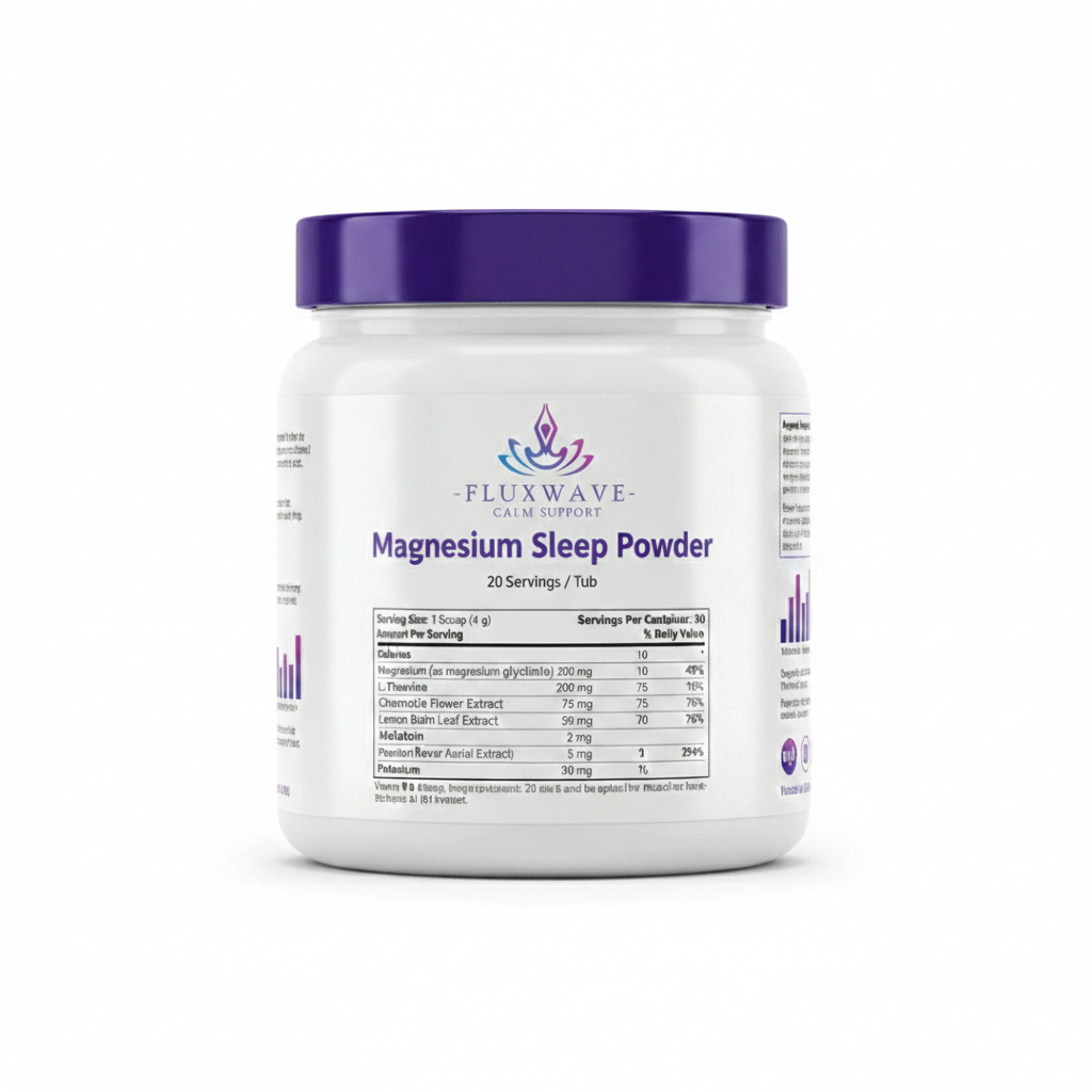 Magnesium Sleep Powder – 20 Servings / Tub